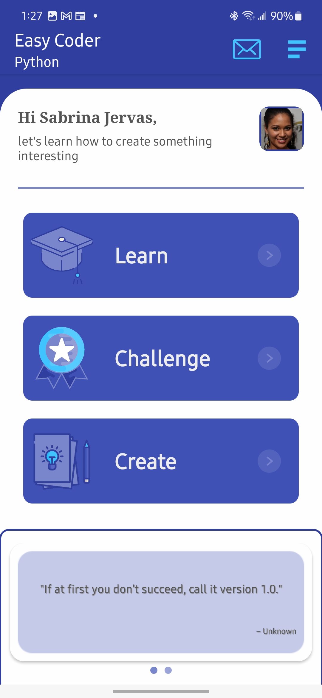Easy Coder home